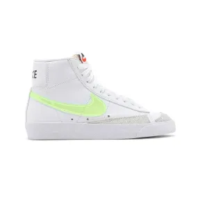 Nike Women's Blazer Mid '77 VNTG Essential White Volt Swoosh