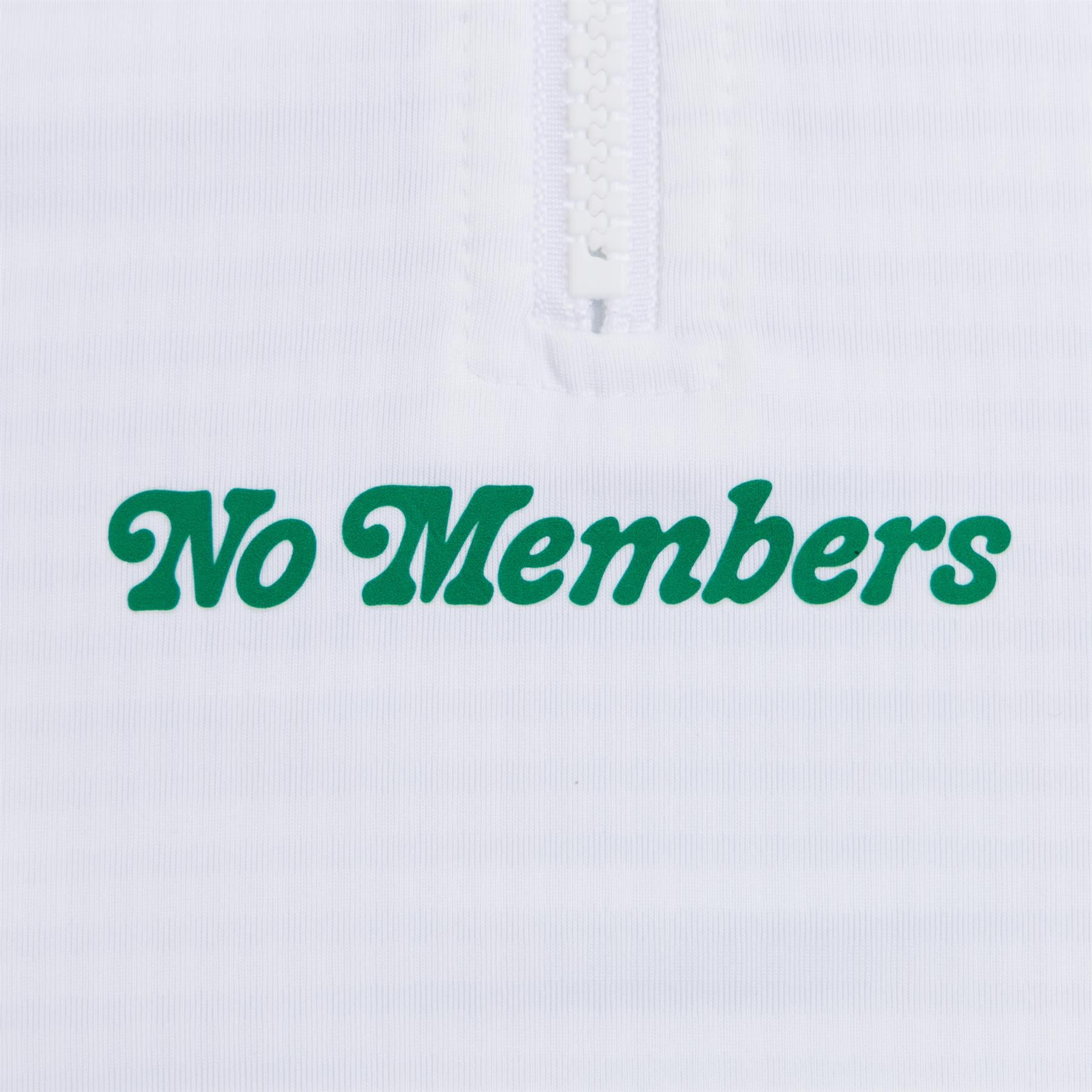 No Members x Nike Victory Half Zip Mid Layer White - SU24