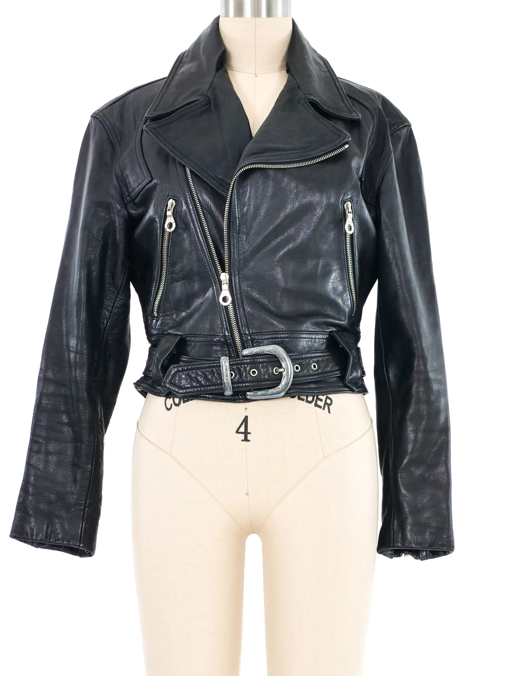 North Beach Leather Laced Western Motorcycle Jacket