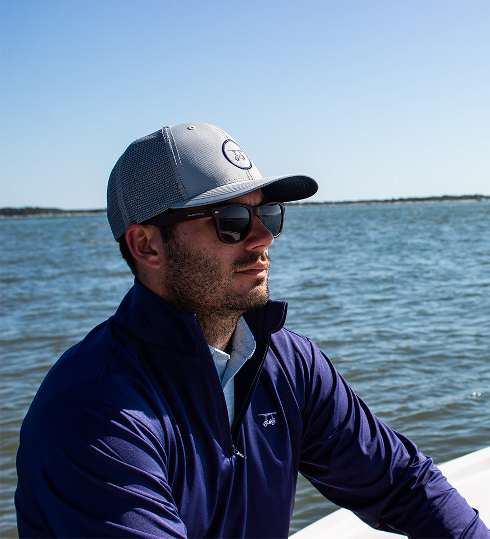 Ocean View Quarter Zip - Solid Medieval