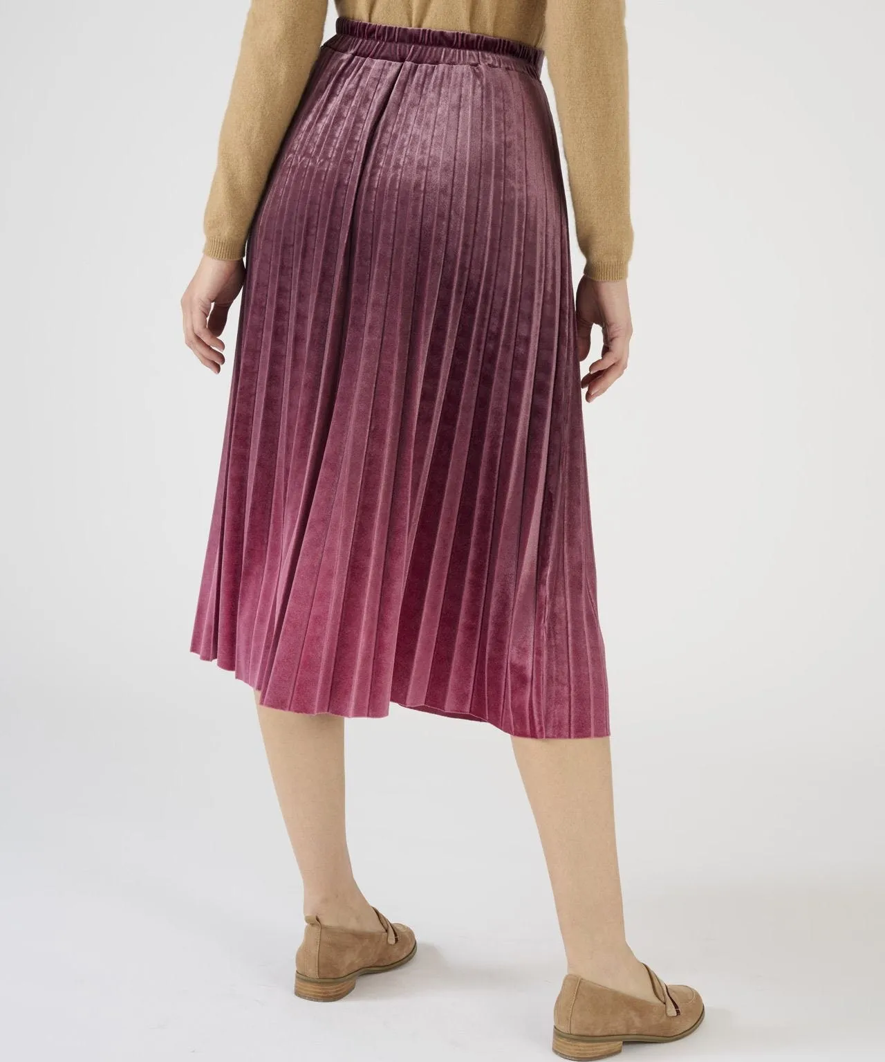 Ombre Pleated Skirt