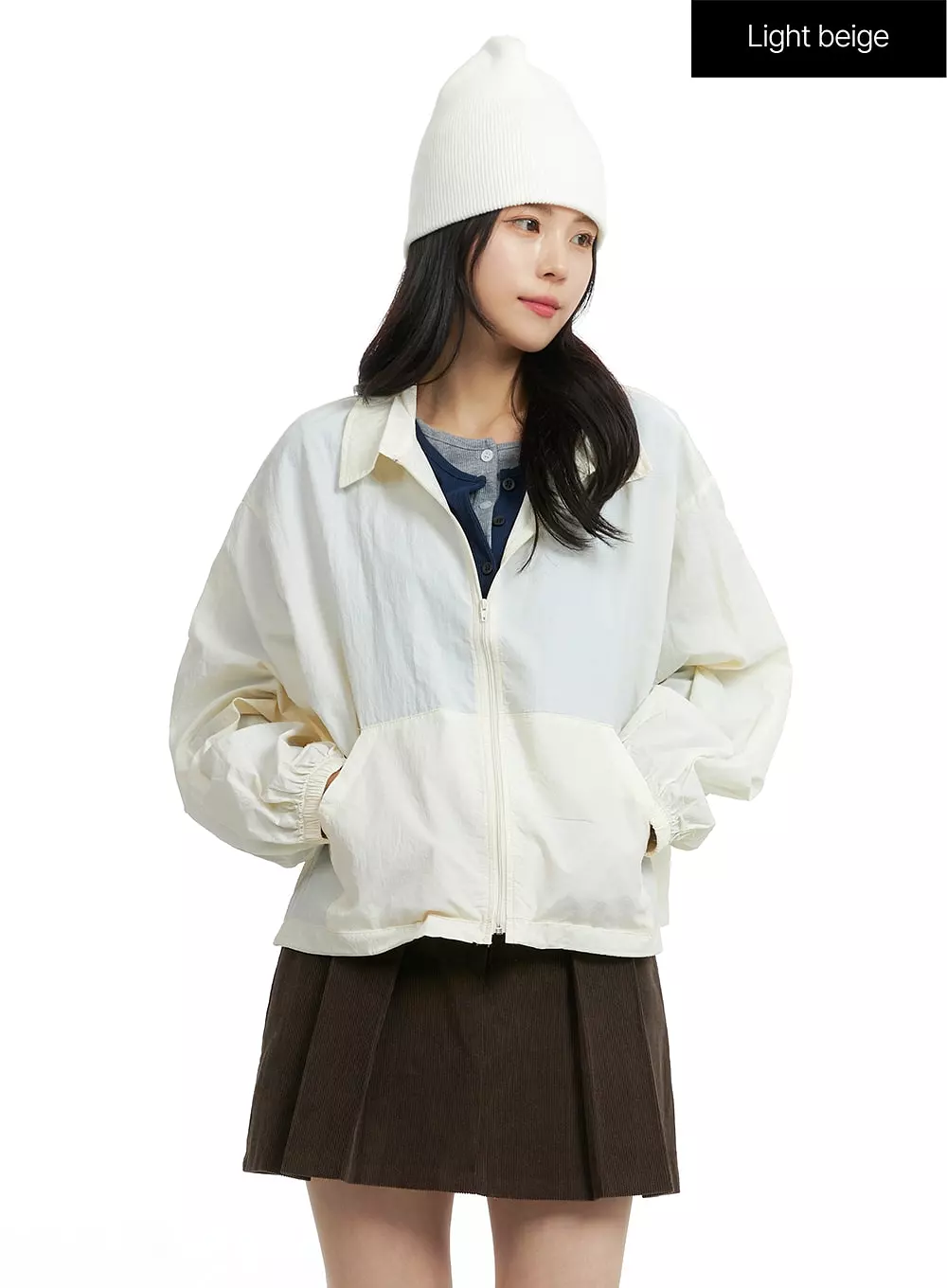 Oversized Zip-Up Jacket OF414