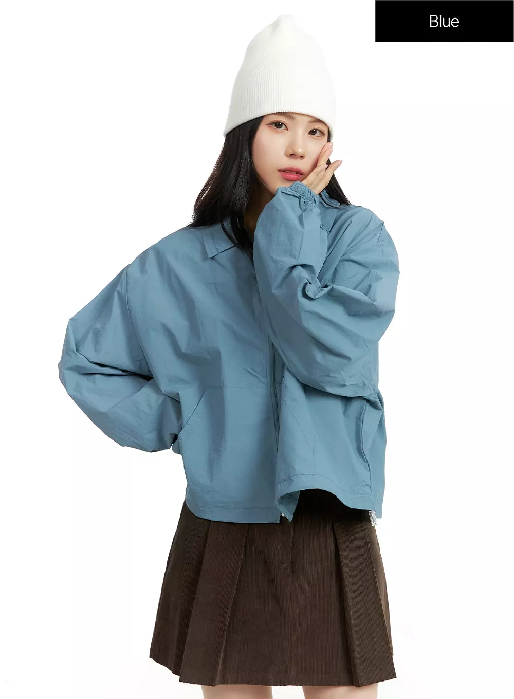 Oversized Zip-Up Jacket OF414