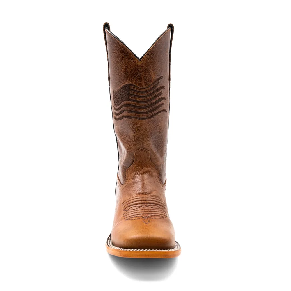 Patriot Square Toe Cowboy Boots