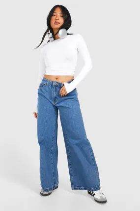 Petite Basics Baggy Boyfriend Jeans