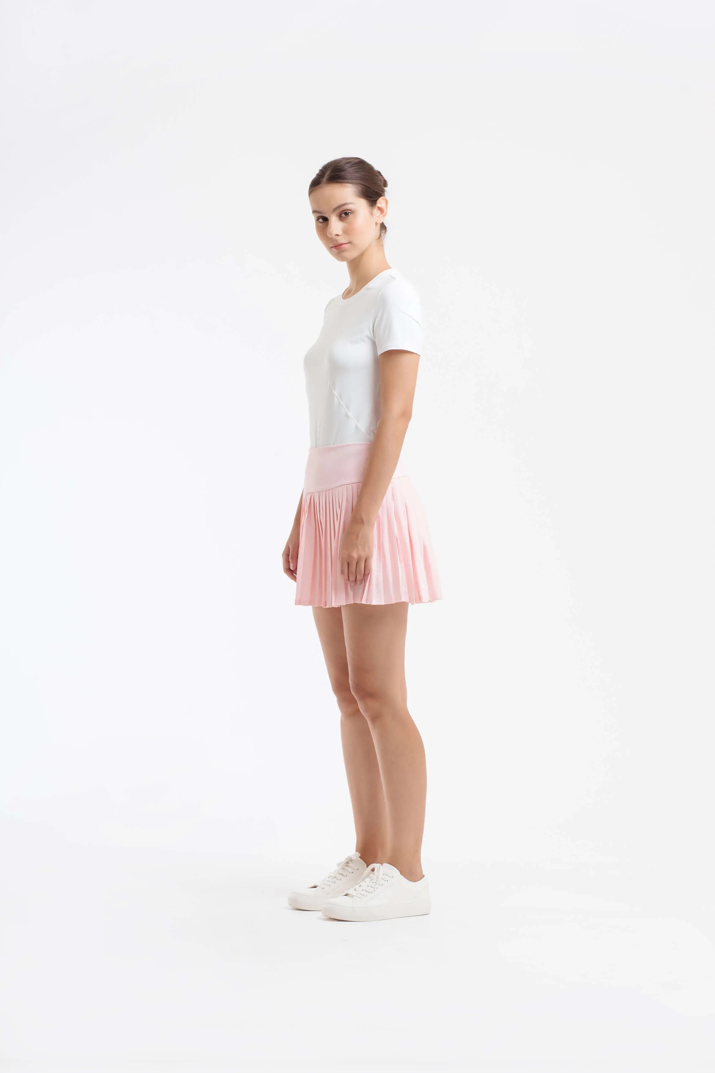 Pink Pleated Tennis Skirt