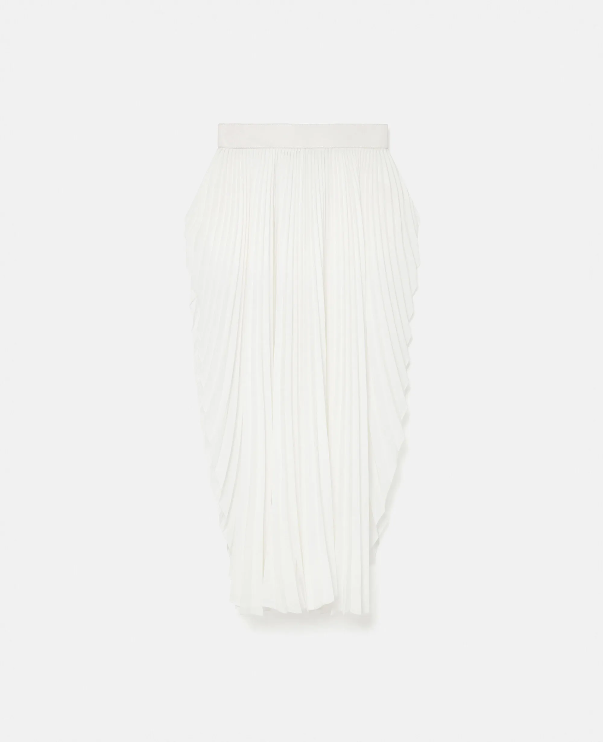 Pleated Mid-Rise Maxi Skirt