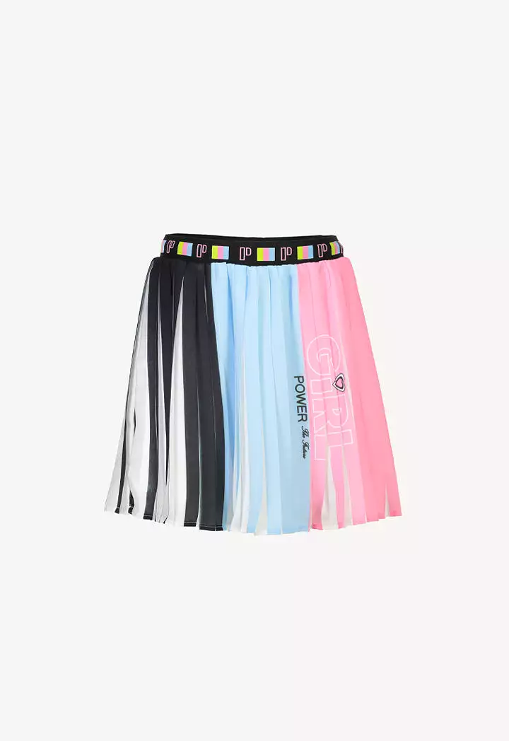 Powerpuff Girls Colorful Pleated Skirt