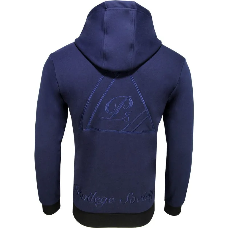 Premium 40 Below Velour Logo Hoodie PS9230201 , Navy / Red