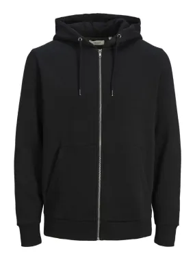 Produkt Basic Zip Up Hooded Sweatshirts Black