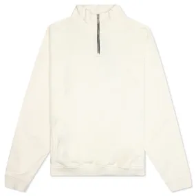 Quarter Zip - Vintage White/Black