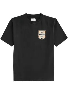 RHUDE Mont Blanc Hotel printed cotton T-shirt  -                         -                     -                