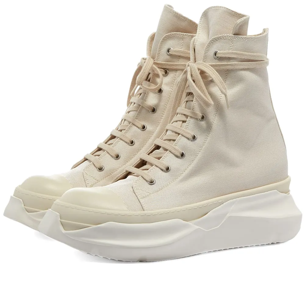 Rick Owens DRKSHDW Abstract Sneak Cotton Twill SneakerNatural & White