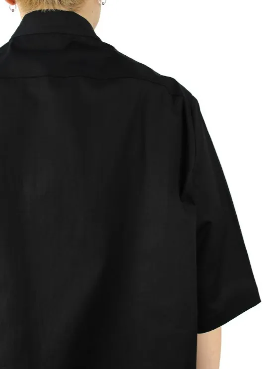 RICK OWENS  |Unisex Silk Street Style Plain Cotton Short Sleeves