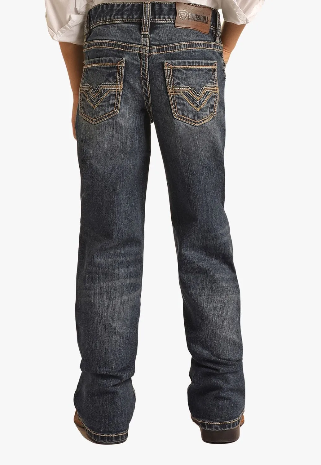 Rock and Roll Boys Relaxed Straight Bootcut Jean