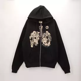 SOUL ZIP-UP HOODIE BLACK