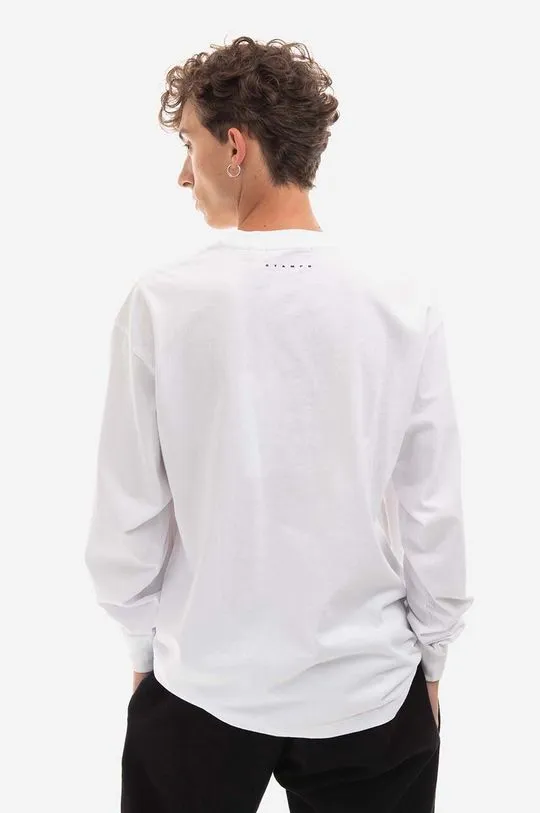 STAMPD cotton longsleeve top white color