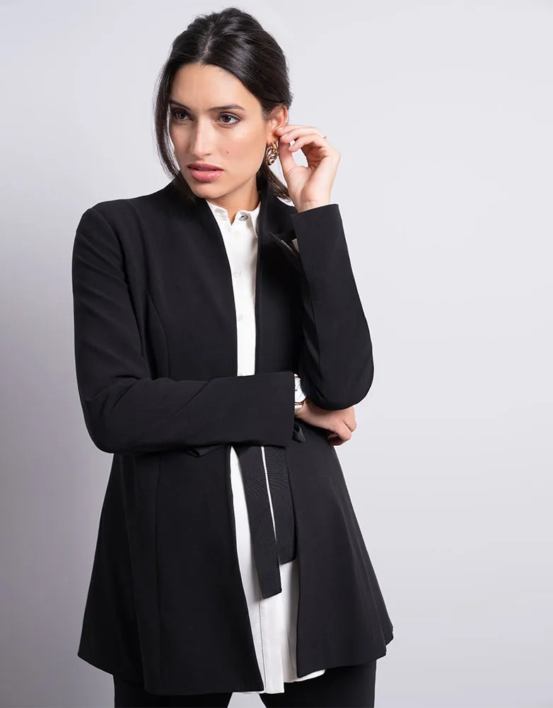 Talia | Black Tailored Maternity Blazer