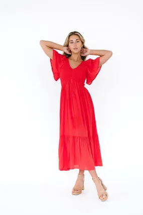 Tandy Dress in Red