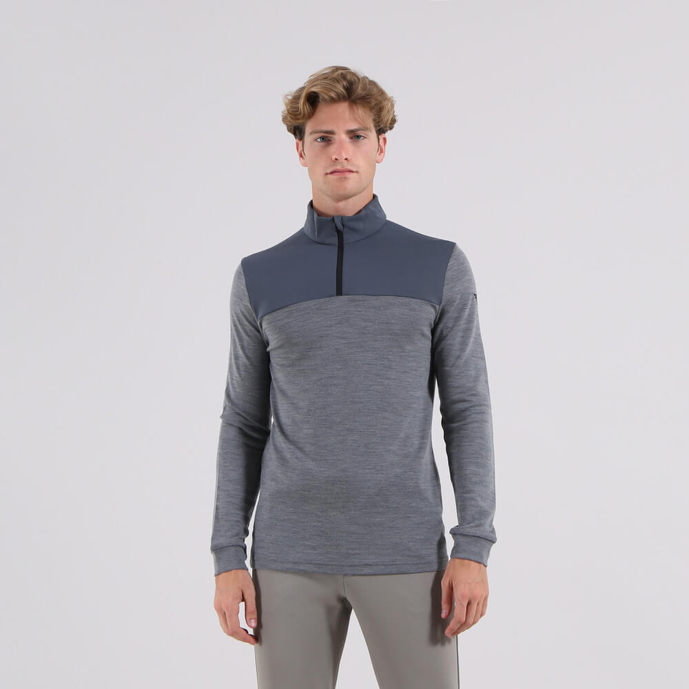 THAIRIN | MERINO BLEND QUARTER ZIP