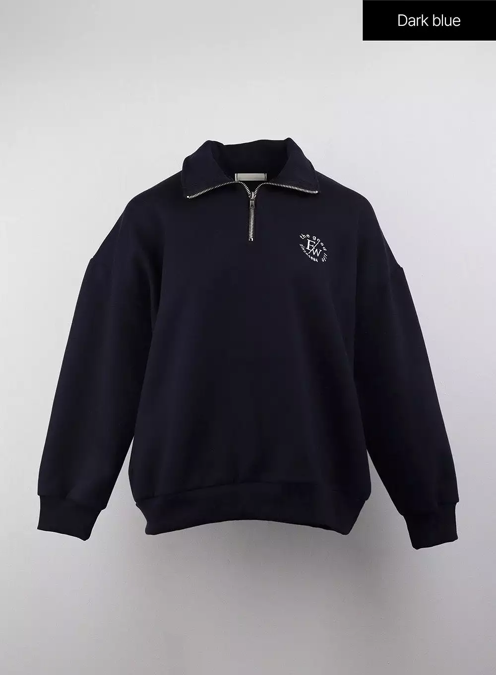 The Good Life Zip-Up Collar Sweater Shirt OJ415