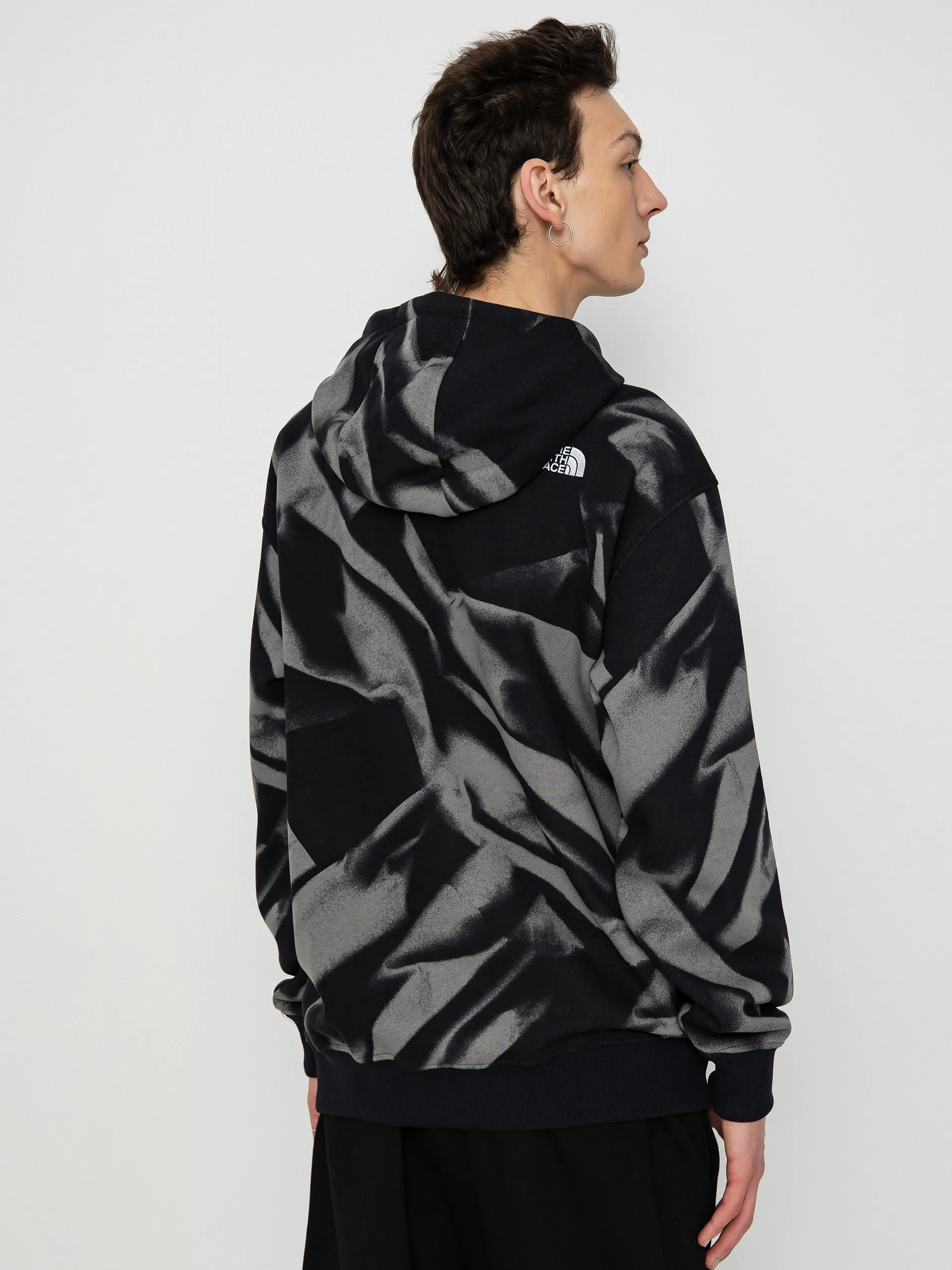 The North Face Essential HD Print Hoodie (smoked pearl garment fo)