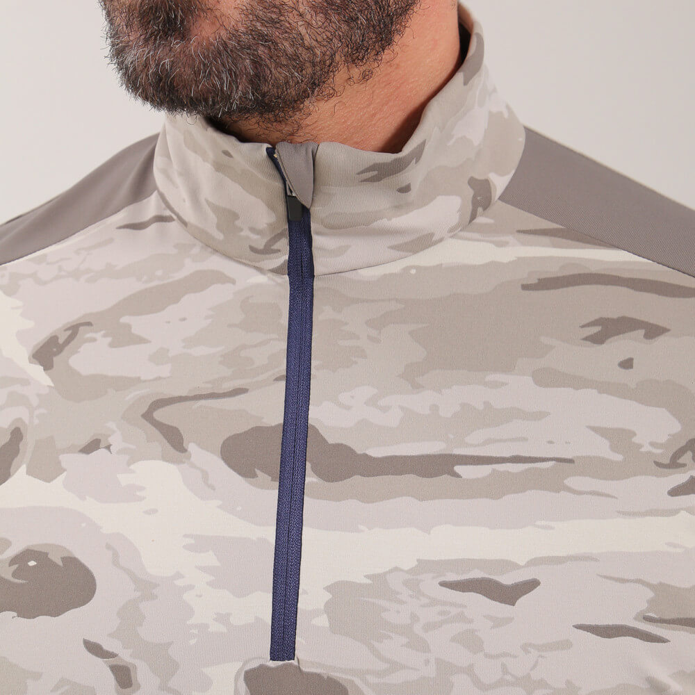 TROTTER | CAMO PRO THERM QUARTER ZIP