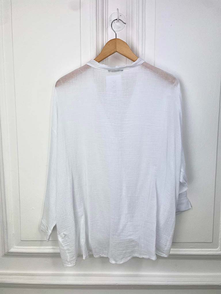 Twist Cotton Top - White