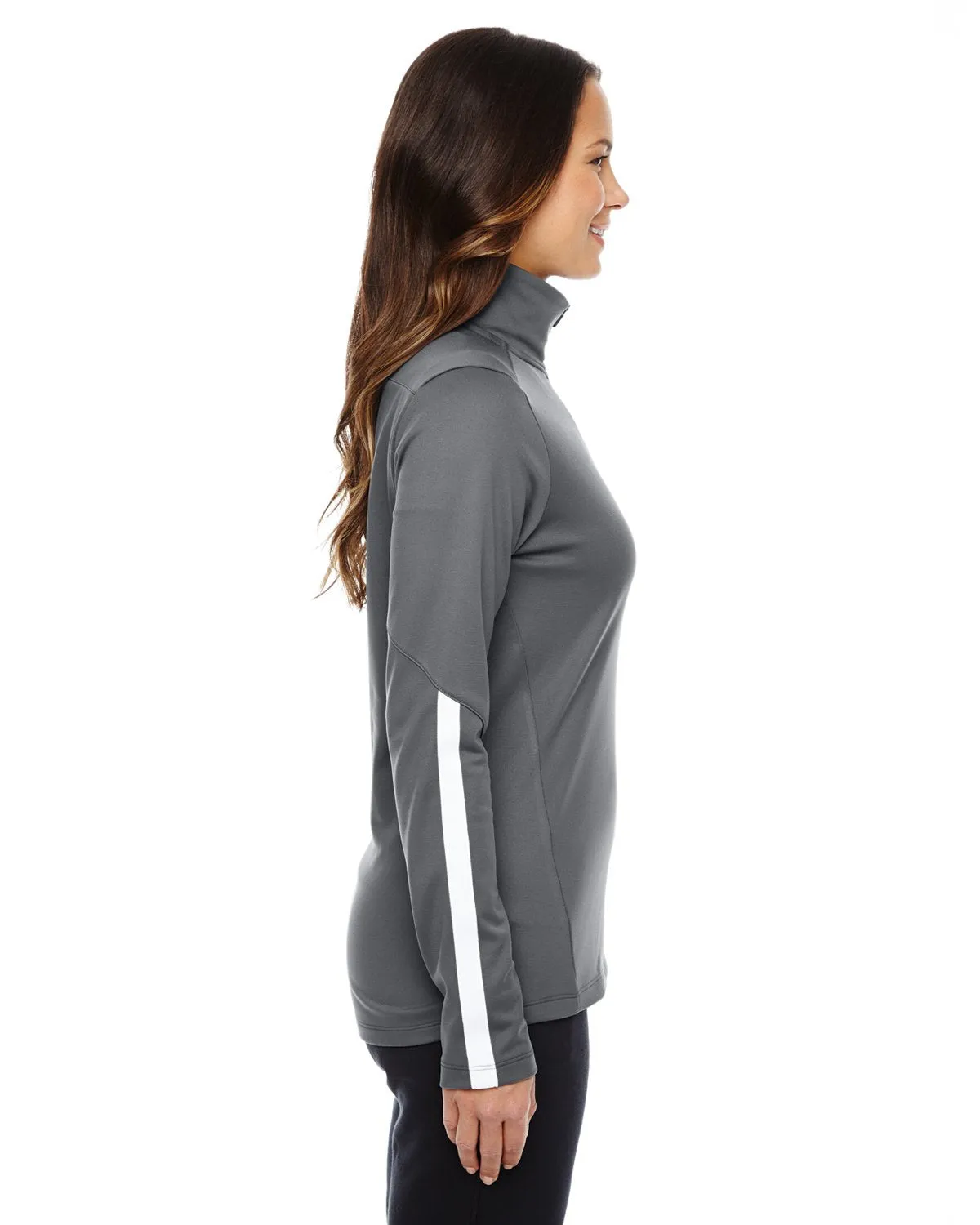 Under Armour Ladies Qualifier Quarter Zip Graphite 1276355