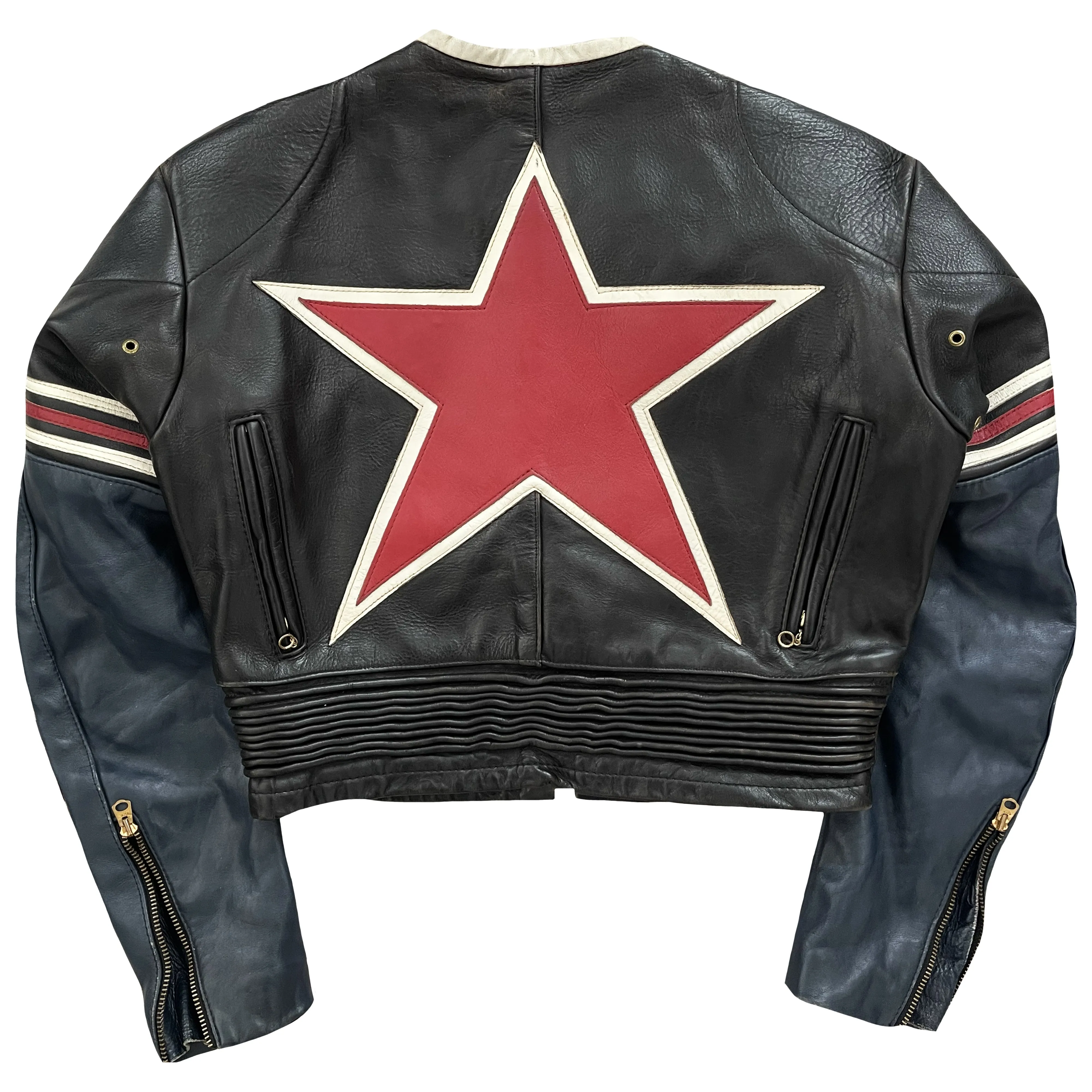 Vanson Leathers One Star Motorcycle Racer Jacket - M