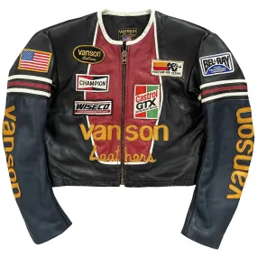 Vanson Leathers One Star Motorcycle Racer Jacket - M