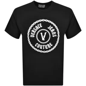 Versace Jeans Couture Logo T Shirt Black