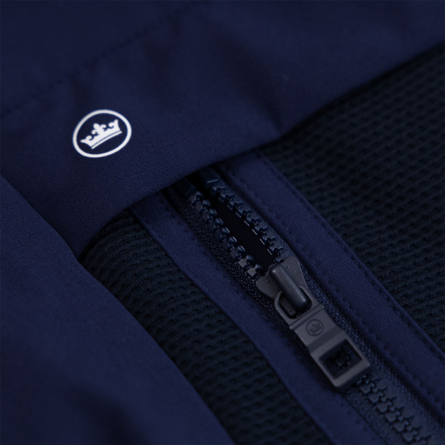 Via Classic Fit Full Zip Gilet Navy - SS24