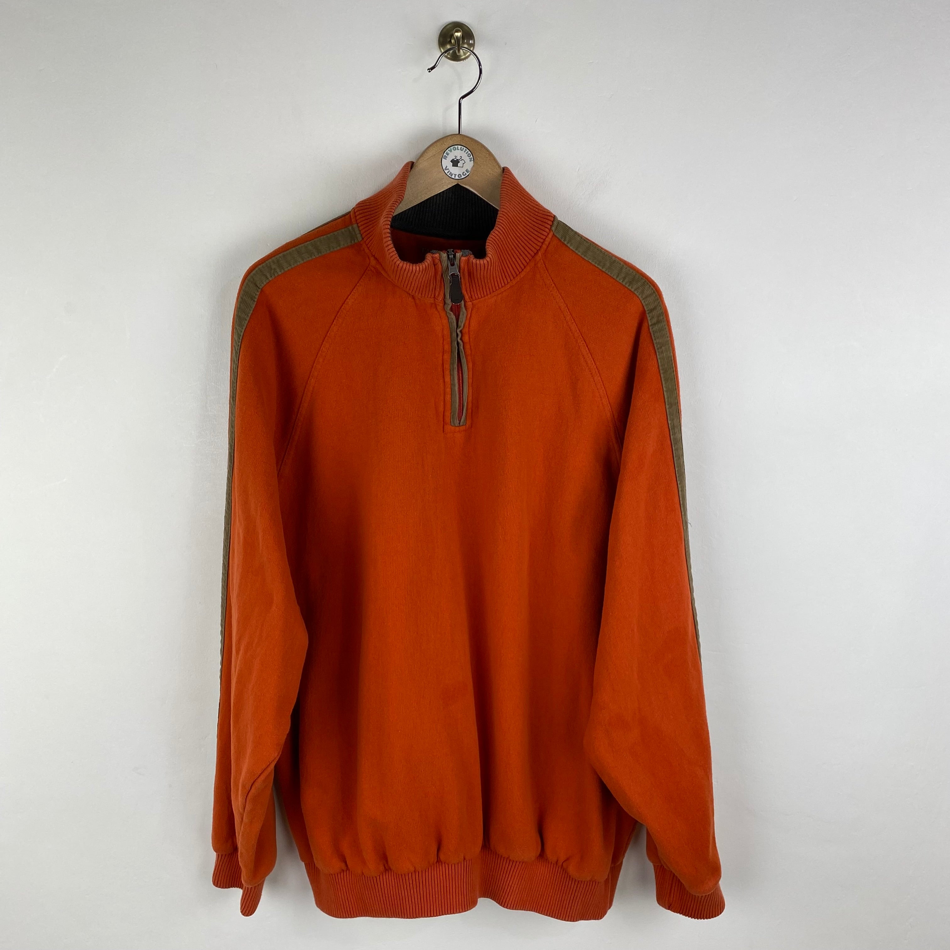 Vintage Quarter Zip Sweatshirt (XL)