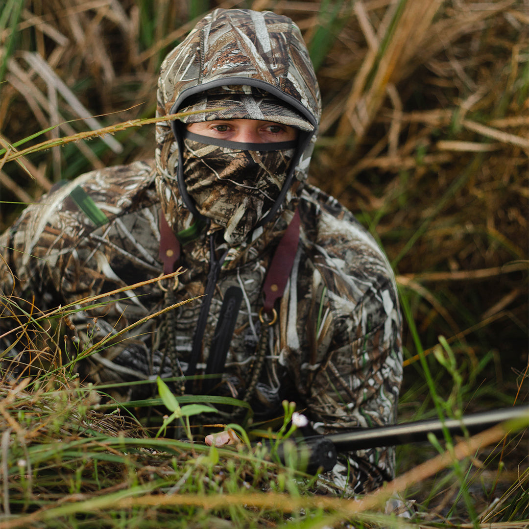 W3 Outbound Full Zip Hoodie: Water Resistant Hunting Hoodie with Face Mask