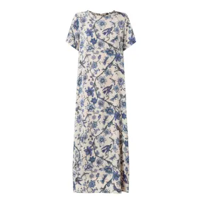 WEEKEND MAX MARA Revere Floral Print Silk Dress - Blue