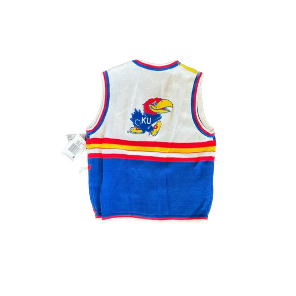 WESTSIDE STOREY VINTAGE | VINTAGE 90'S KU KNIT SWEATER VEST - BLUE