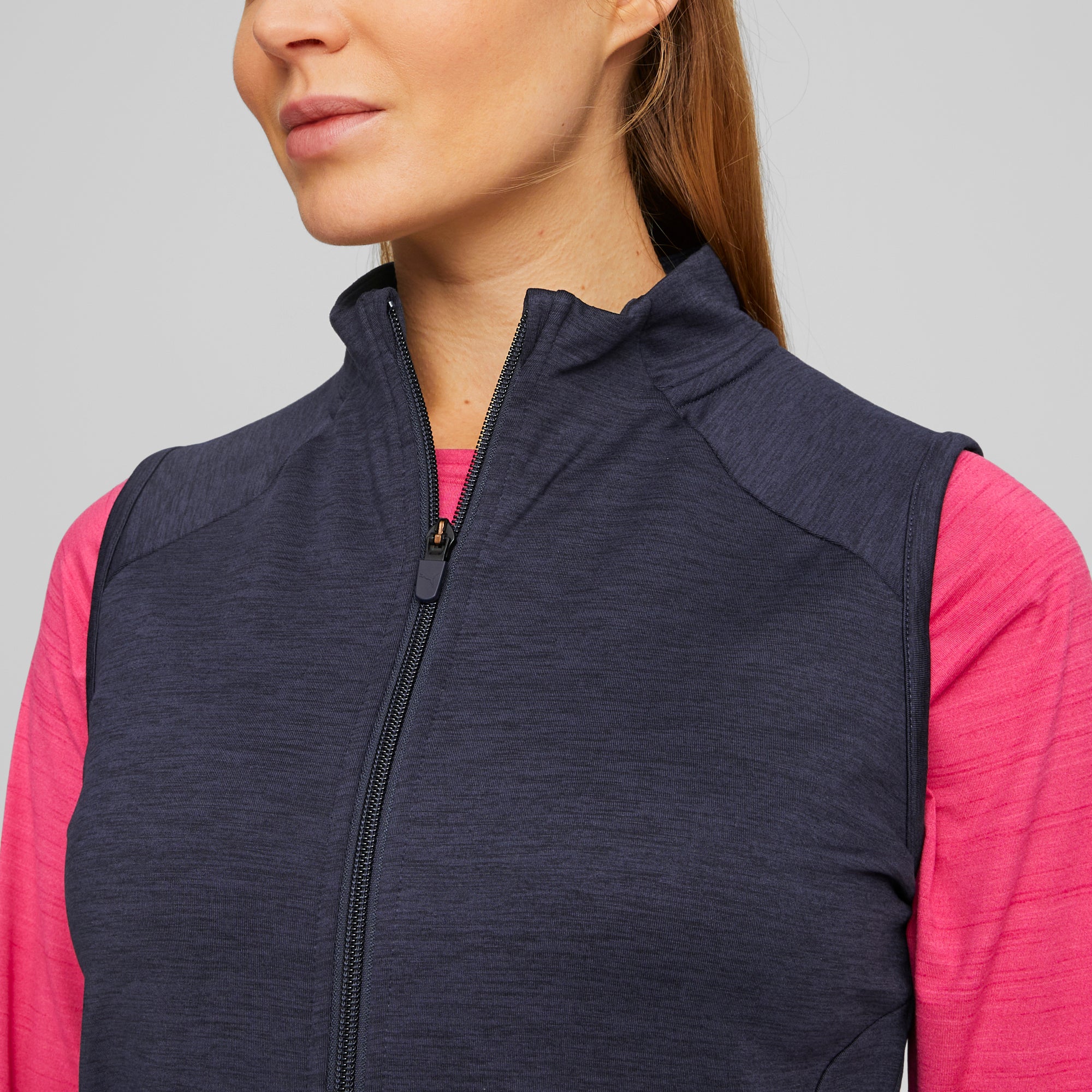 Women's CLOUDSPUN Heather Full Zip Golf Vest