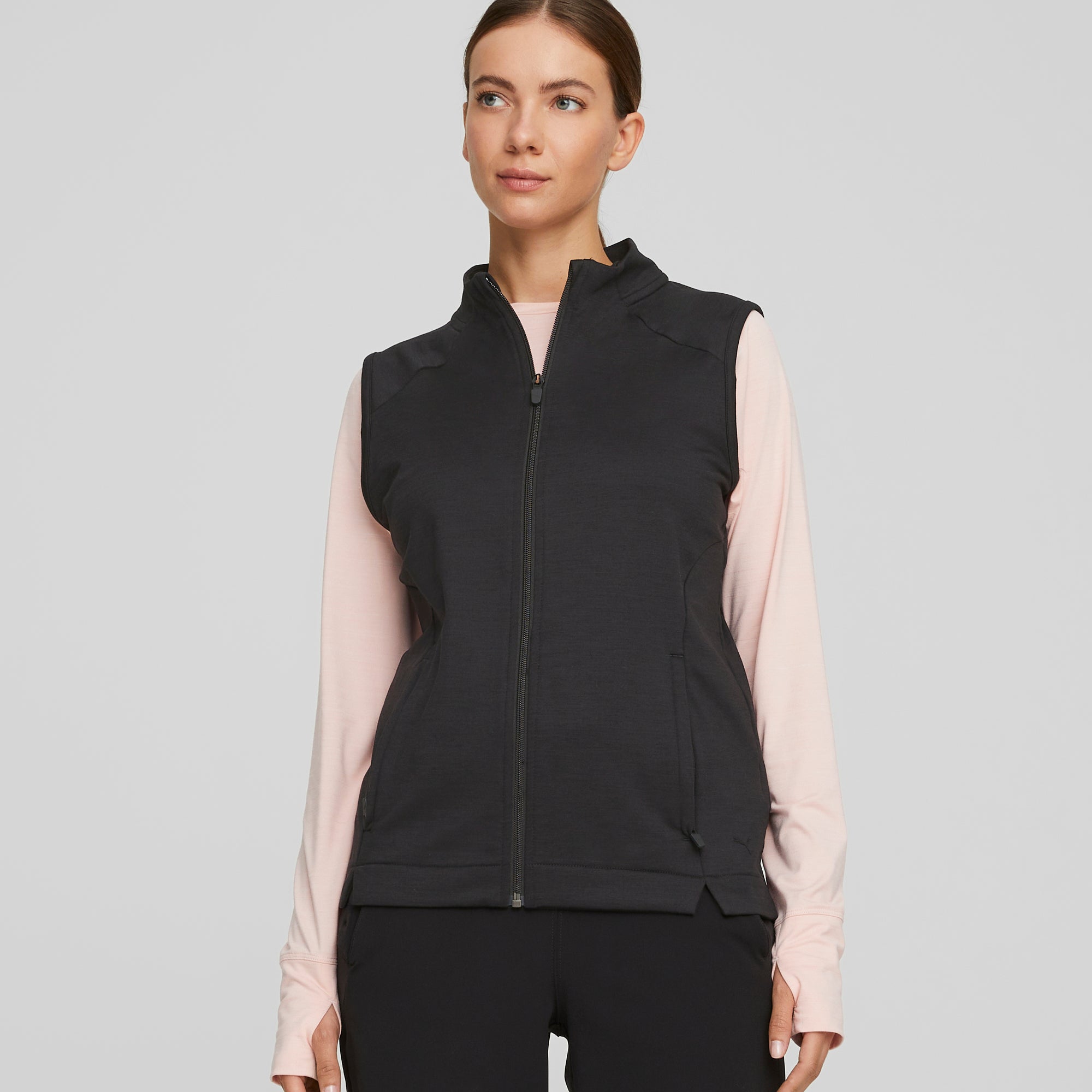 Women's CLOUDSPUN Heather Full Zip Golf Vest