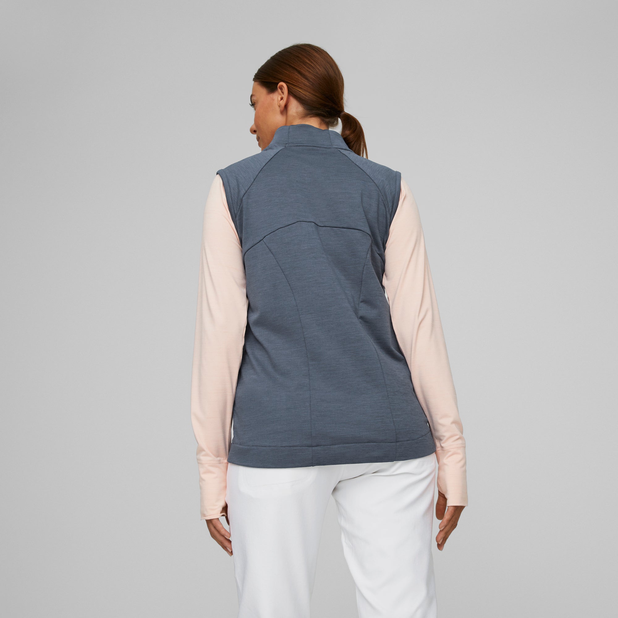 Women's CLOUDSPUN Heather Full Zip Golf Vest