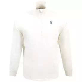 x QGC Half Zip Mid Layer Warm White - SS24