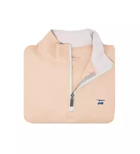 Youth Dogwood Quarter Zip - Solid Peach